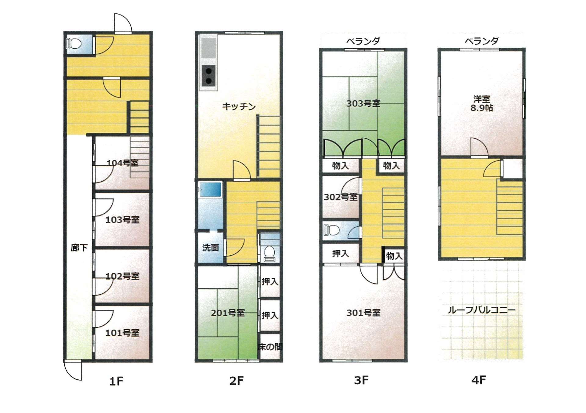 萩之茶屋一棟収益