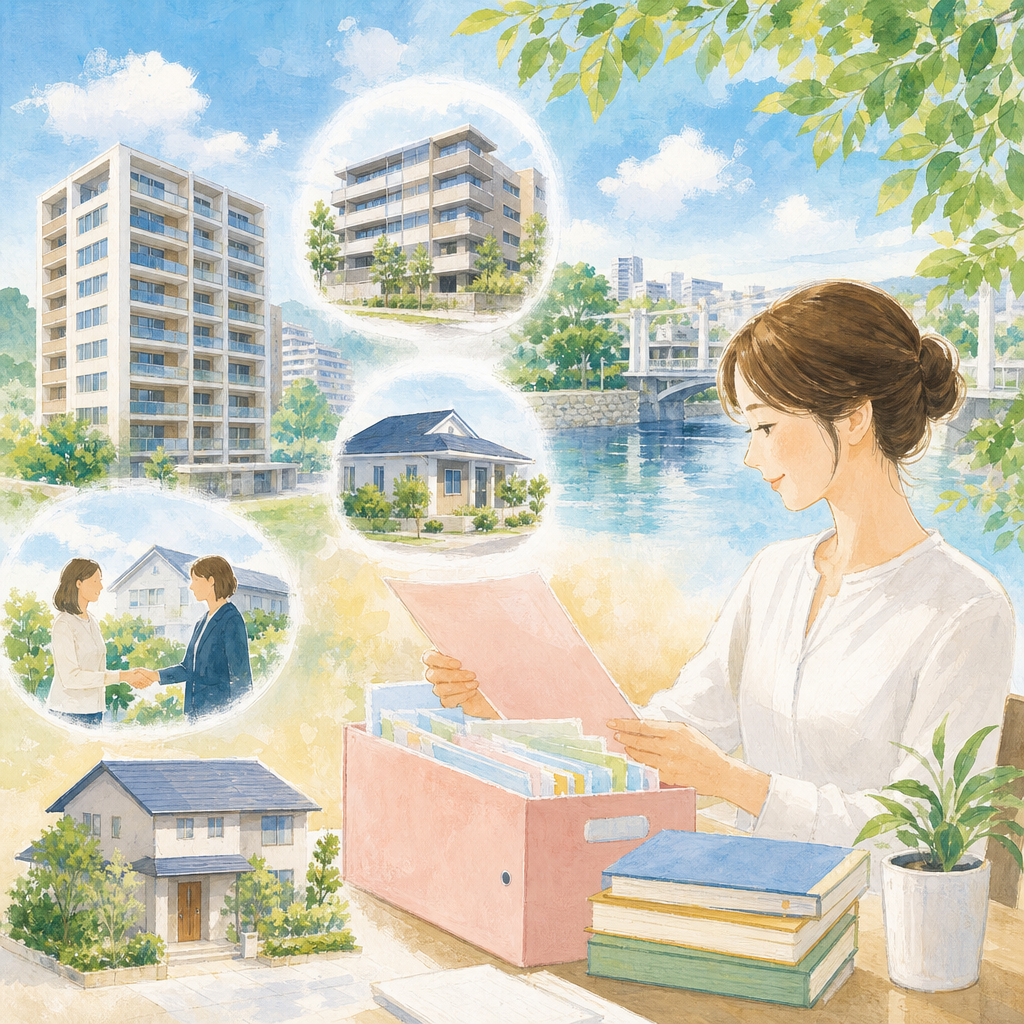 西宮市の不動産売却、女性ならではの書類整理