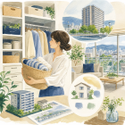 西宮市マンション売却、女性ならではの収納整理